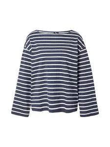 VERO MODA Tričko 'VMMOLLY'  námornícka modrá / biela