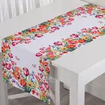 Běhoun s potiskem BAREVNÉ KVÍTÍ 40 x 110 cm