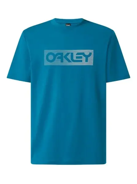 Oakley pánské tričko Dual B1B Logo New Balsam | Modrá | Velikost S | 100% bavlna