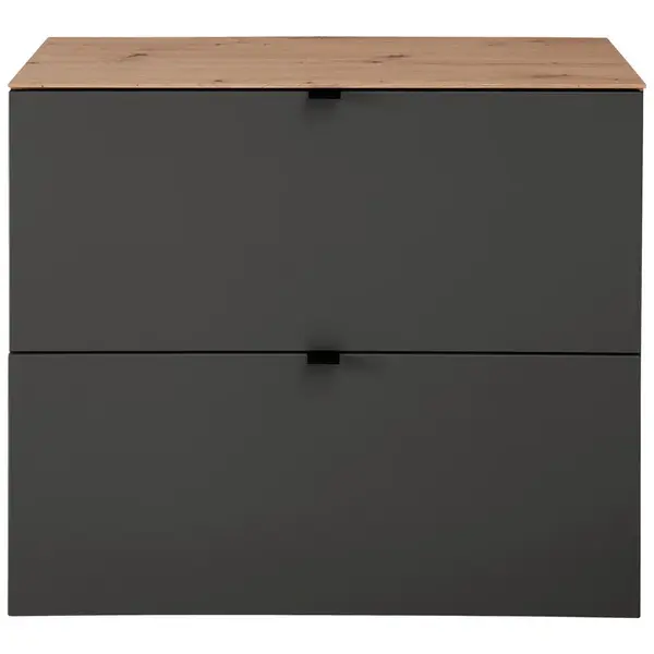 Voleo VYKLÁPĚCÍ BOTNÍK, dub artisan, barvy grafitu, 100/84/37 cm