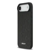 Zadní kryt DKNY PU Leather Grid Pattern Magsafe pro Apple iPhone Air, black