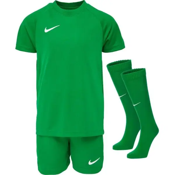 Nike DRI-FIT PARK VIII KIT SET JR Dětský set, tmavě zelená, velikost