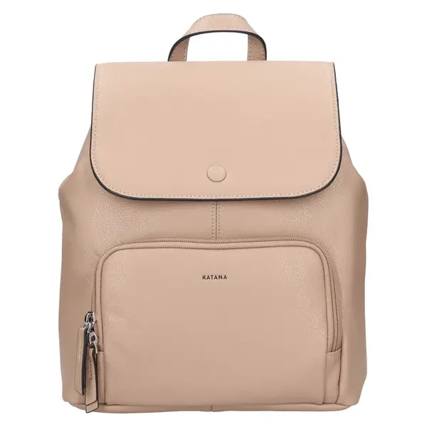 Dámský kožený batoh Katana Suzelle - béžová