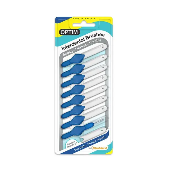 Stoddard Optim 1,0 mm mezizubní kartáček 8 ks modrý