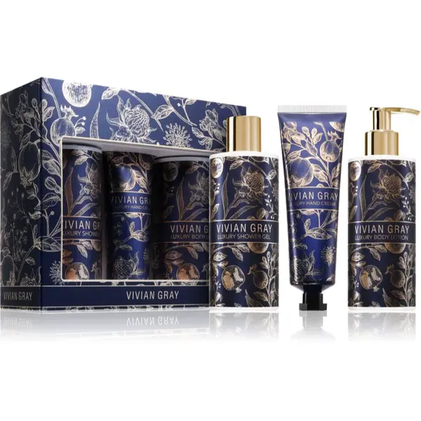 Vivian Gray Blue Botanicals dárková sada vůně Jasmine & Patchouli