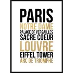 Monee TIŠTĚNÉ OBRAZY NA PLÁTNĚ, text, 51,2/71,2 cm