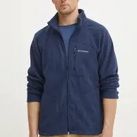 Mikina Columbia pánská, tmavomodrá barva, hladká, 1420421-013