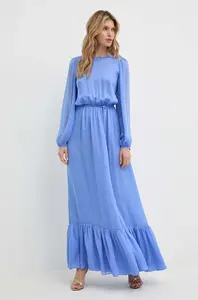 Hedvábné šaty Luisa Spagnoli RUNWAY COLLECTION