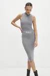 Šaty Answear.LAB šedá barva, mini