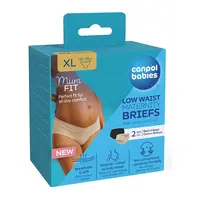 CANPOL BABIES Těhotenské kalhotky s nízkým pasem mum fit XL 2 kusy