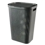 Koš na prádlo Curver Infinity Dots 60L grafitový