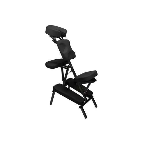Prenosná masážna stolička Čierna