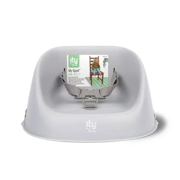 Ingenuity Podsedák na jídelní židli Easy Clean Booster Gray do 15kg