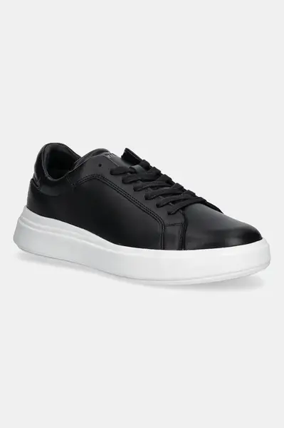Kožené tenisky Calvin Klein LOW TOP LACE UP LTH