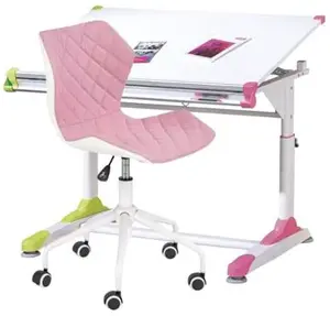 HALMAR Sestava - Rostoucí stůl COLLORIDO + Židle MATRIX 3 růžová