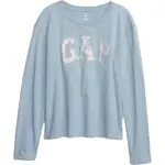 GAP BETTER GRAPHIC Dívčí tričko, světle modrá, velikost