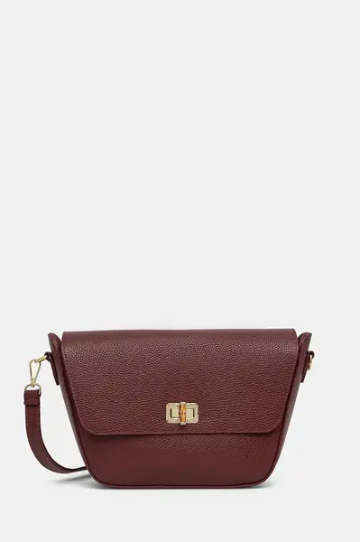 Kožená kabelka Answear.LAB červená barva