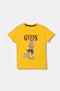 Dětské bavlněné tričko Guess