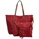 Dámský set kabelek červený - Firenze Zorika