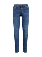 JACK & JONES Džínsy 'JJIGlenn JJOriginal'  modrá denim
