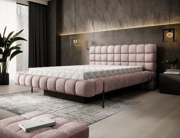 Postel Magentta - kovový rám Rozměr: 180 x 200 cm, látka: Touch 24