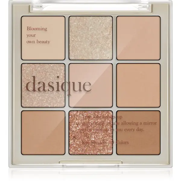 Dasique Eye Shadow Pallete paletka očních stínů odstín 07 Milk Latte 7 g