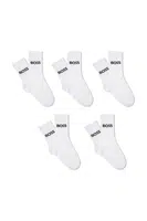 Dětské ponožky BOSS 5-pack bílá barva, J52638