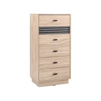 Komoda AllMo AL18 Dveře: Dub Estana + antracit