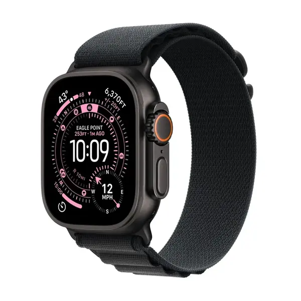 Apple Watch Ultra 3 - 49mm Alpine Loop černé L