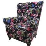 Křeslo Romance Nožičky: Ořech, látka: Irys 3988/102