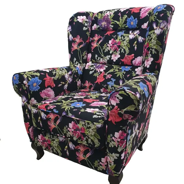 Křeslo Romance Nožičky: Ořech, látka: Irys 3988/102