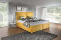 Boxspring Marco Rozměr: 160 x 200 cm, Matrace: Bazi - tvrdost 2, Rošt: Polohovací lamelový rošt