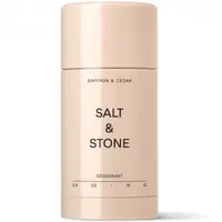 Salt & Stone Natural Deodorant Extra Strength Saffron & Cedar přírodní deodorant s extra účinkem 75 g