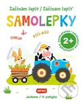 Začínám lepit samolepky - Jedeme / Začínam lepiť samolepky - V pohybe - kniha z kategorie Samolepky
