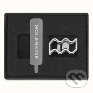 Moleskine  - ozdoba na zápisník - znamenie zverokruhu Vodnár