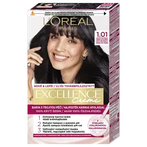 L´Oréal Paris Excellence Créme 1.01 Temná sýtá čierna