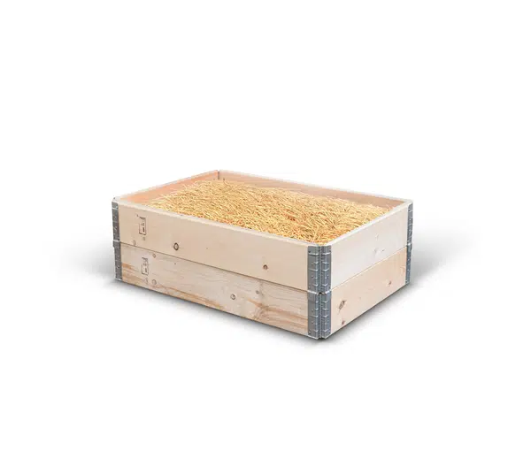 Set pro vyvýšený záhon 1200x800x400 + dřevitá vlna