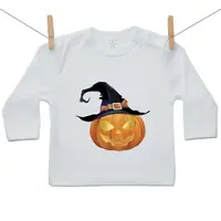 Boodyy Tričko s dlhým rukávom Halloween tekvica 134 (8-9 rokov)