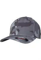 Dark camouflage cap Flexfit Camo Stripe Cap