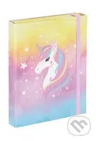 Dosky na školské zošity Baagl Rainbow Unicorn (A5)