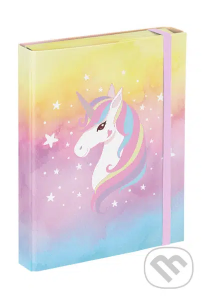 Dosky na školské zošity Baagl Rainbow Unicorn (A5)