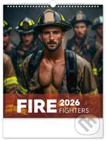 NOTIQUE Nástenný kalendár Dreamy Firefighters 2026