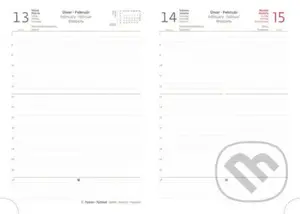 Denní diář 2025 A5 Vario Black design