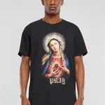 Men's T-shirt Praying Mary black