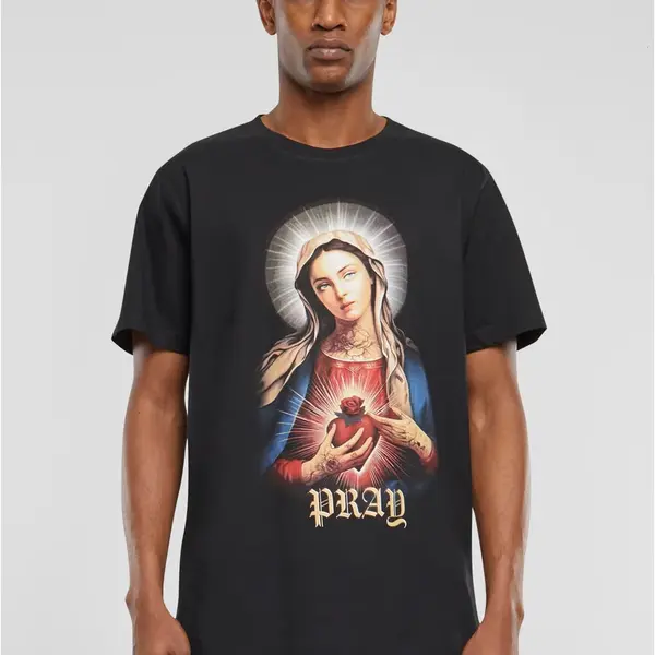 Men's T-shirt Praying Mary black