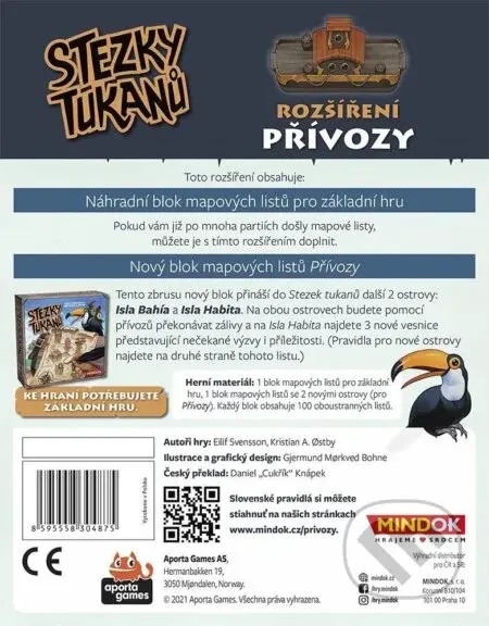 Stezky tukanů - rozšíření Přívozy - Christine Anne Ostbyová, Eilif Svensson