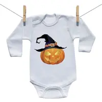 Boodyy Body s dlhým rukávom Halloween tekvica 74 (6-9 mesiacov)
