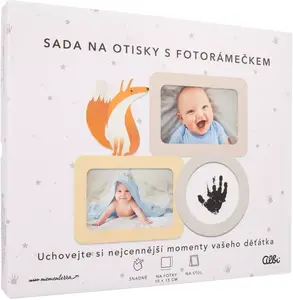Sada rámečku a otisku s liškou
