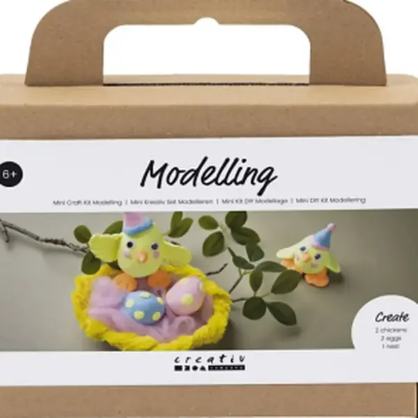 Mini kreativní sada Modelování (velikonoční kuřátka)