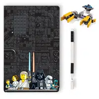 LEGO Stationery Star Wars Podracer - zápisník s perem a stavebnicí